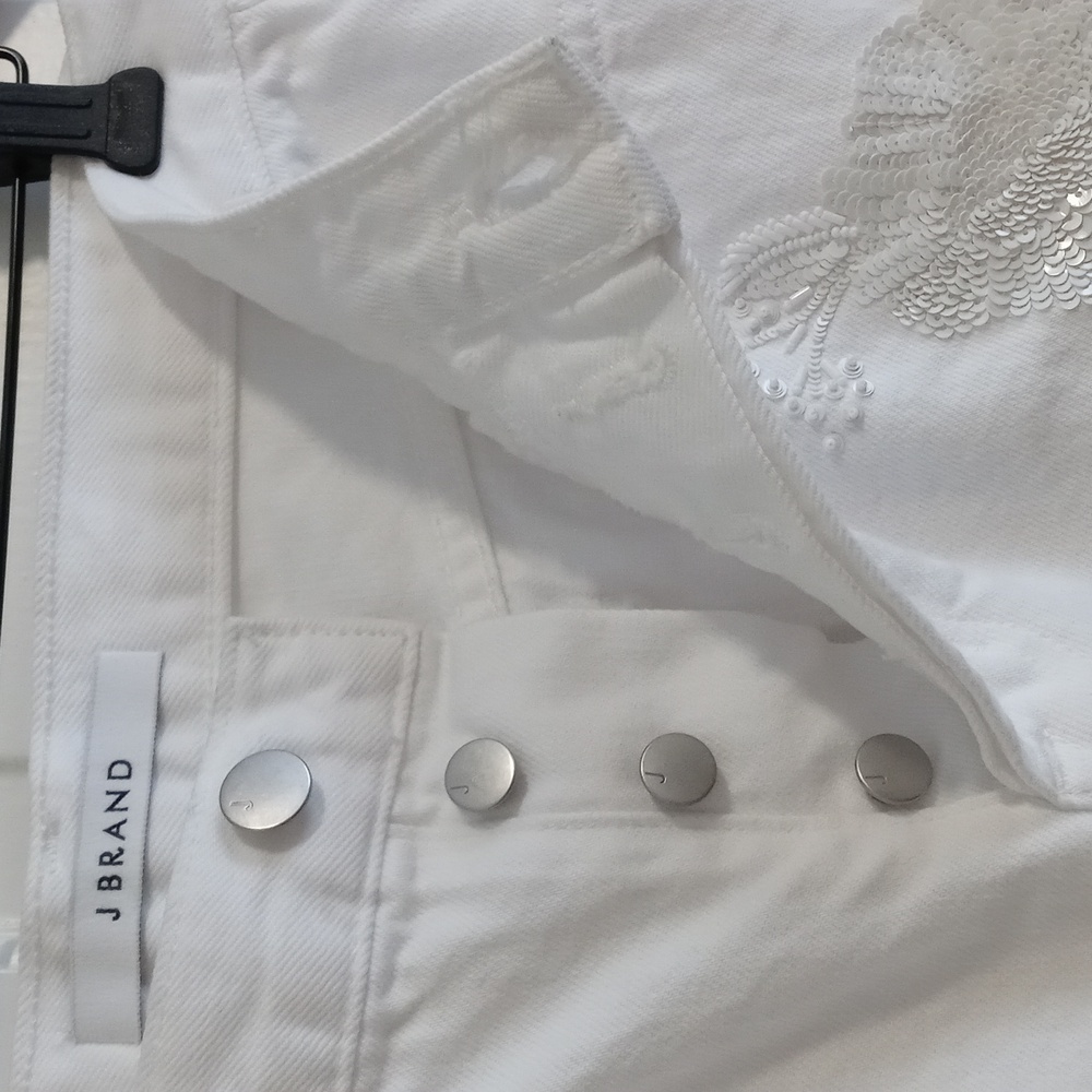🤍J Brand🤍 - White Estella Bonny Mid-Rise Mini Skirt - Picture 8 of 16